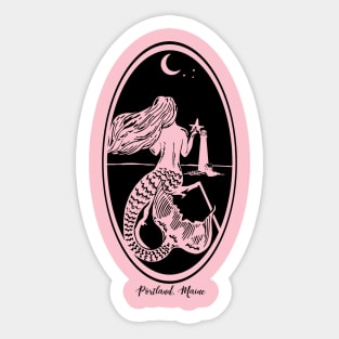 Wicked Decent Mermaid in Maine Sticker